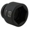 Dynamic 1" Drive Standard Socket, Black Phosphate, Tools 2-1/8" X 1" Drive, 6 Point Standard Length D025368 - alternate 9